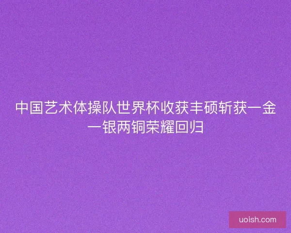 中国艺术体操队世界杯收获丰硕斩获一金一银两铜荣耀回归